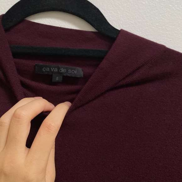 Ça Va De Soi Mock Neck Sweater - Picture 6 of 6